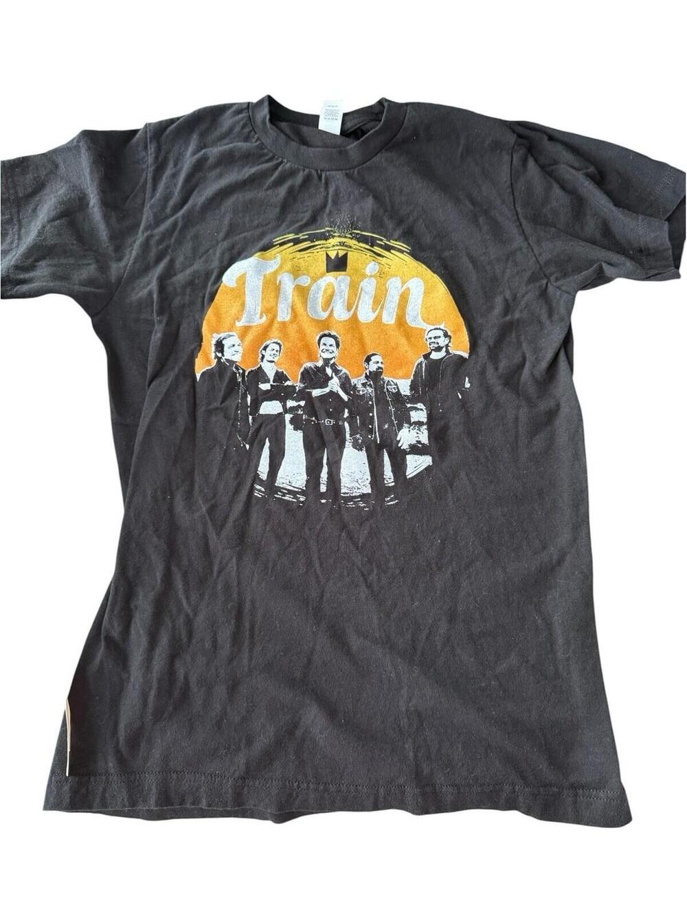 Train Short Sleeve 2024 Concert Tee Shirt Size S Tultex Tag